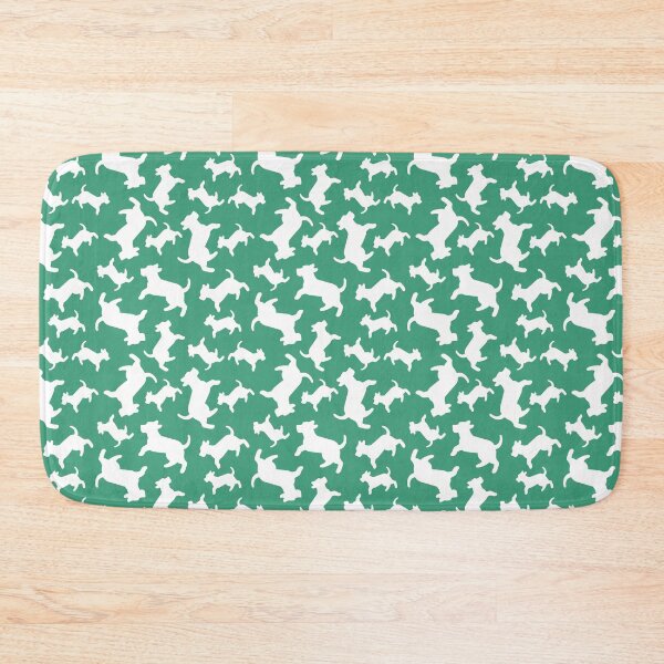 Item preview, Three-Legged Dogs (White on Green) designed and sold by Smol Poro.
