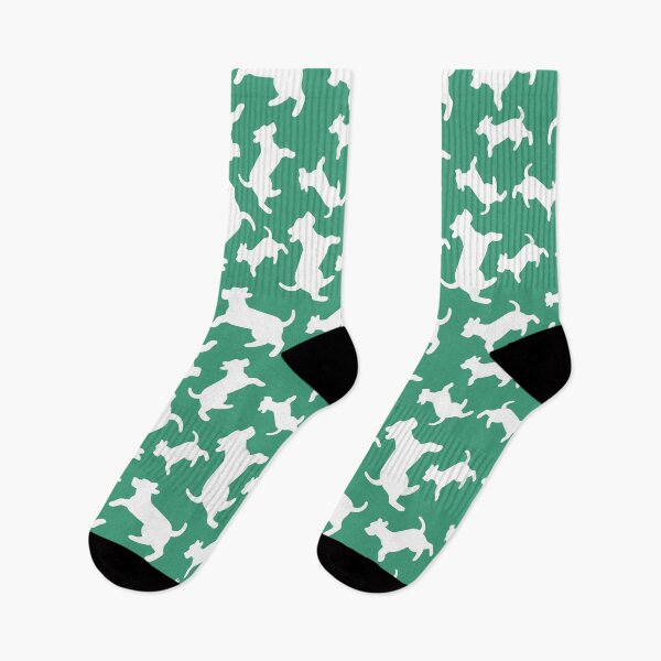 Item preview, Three-Legged Dogs (White on Green) designed and sold by Smol Poro.