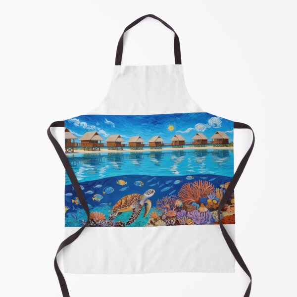 Item preview, A tranquil turquoise lagoon with vibrant coral reefs underwater  designed and sold by EtCreative.