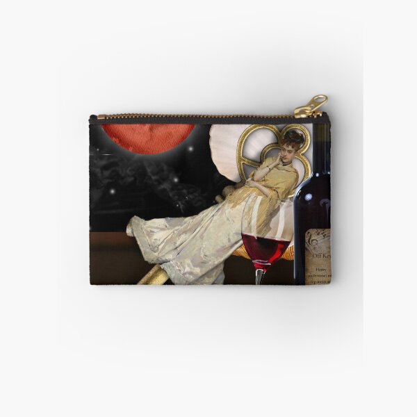 Item preview,  OFF KEY (music and wine vintage and modern mixed art) designed and sold by  Designs by Nikki-Louise.
