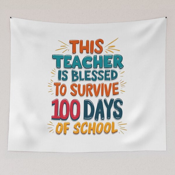 Item preview, 100 Days of School Design For Teachers designed and sold by MimsTees.