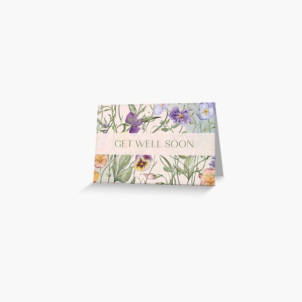 Item preview, Get Well Soon - Nature's Painted Blossoms designed and sold by Simply Celebrated Milestones.