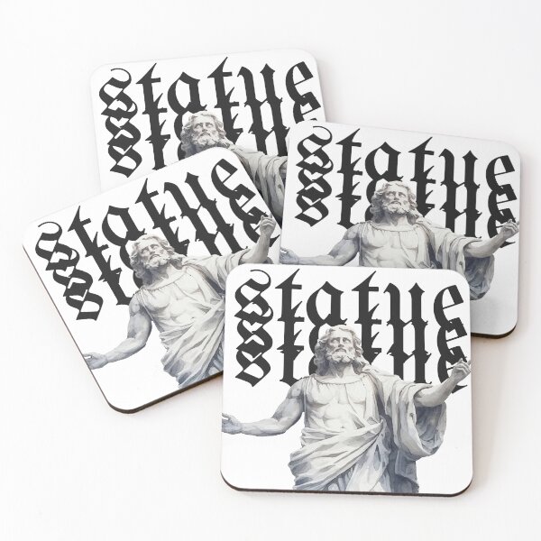Item preview, Urban God Statue – Divine Street Art designed and sold by ImaginaryAiArt.