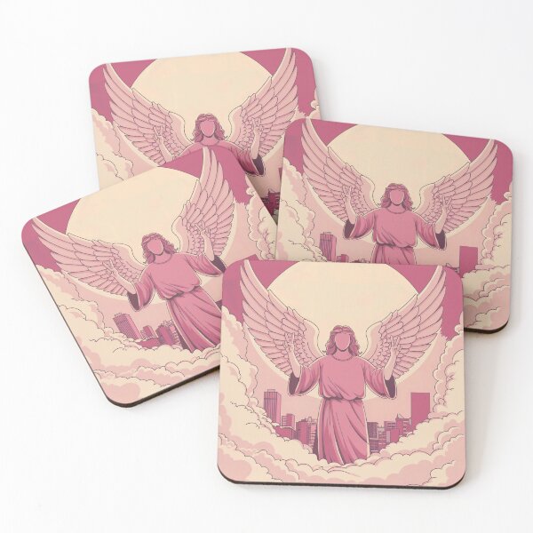 Item preview, Angel's Promise Celestial Guardian Urban Fantasy Art Print Inspirational Decor designed and sold by toronjanino.