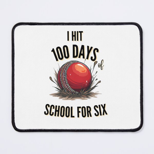 Item preview, Cricket Fans 100 Days of School Design designed and sold by MimsTees.