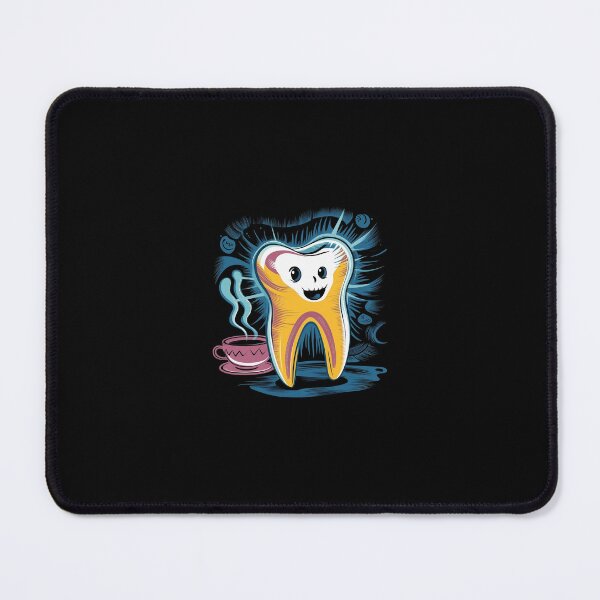 Item preview, Vibrant Molar Tooth Graphic – Enjoy Tea with a Smile! designed and sold by Golden-flower22.