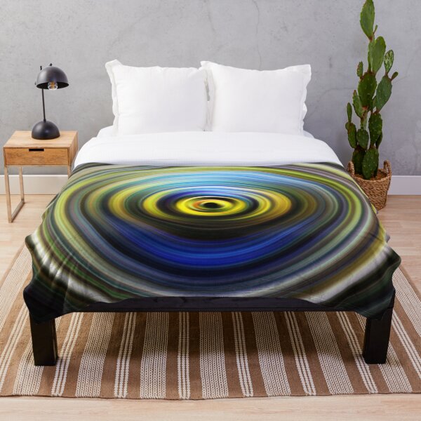 Aperçu de l'œuvre Golden Eye : Art abstrait en spirale métallique créée et vendue par Patternair.