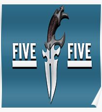 Buffy - Faith 5 by 5 minimalist poster Poster