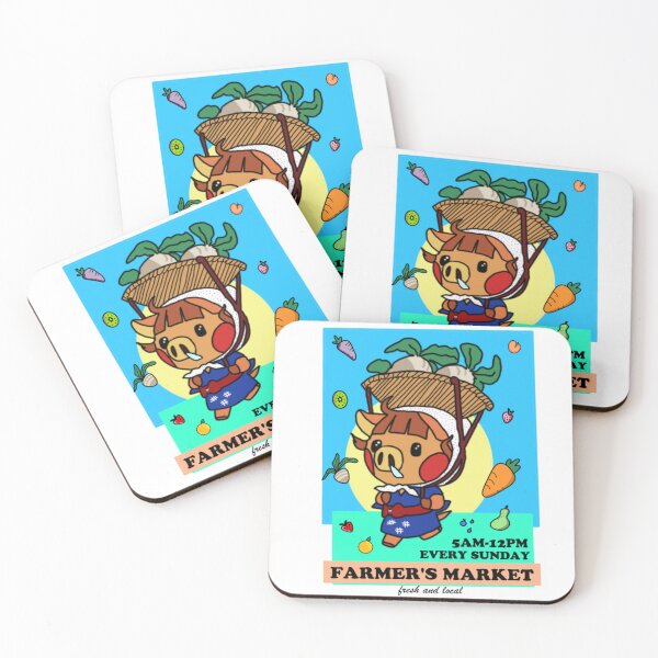Item preview, Turnip Pig Farmer's Market Flyer designed and sold by TheBurntPencil.