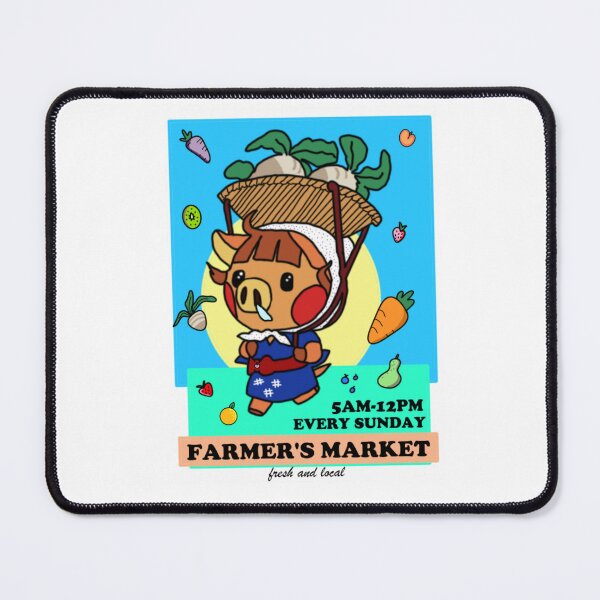 Item preview, Turnip Pig Farmer's Market Flyer designed and sold by TheBurntPencil.