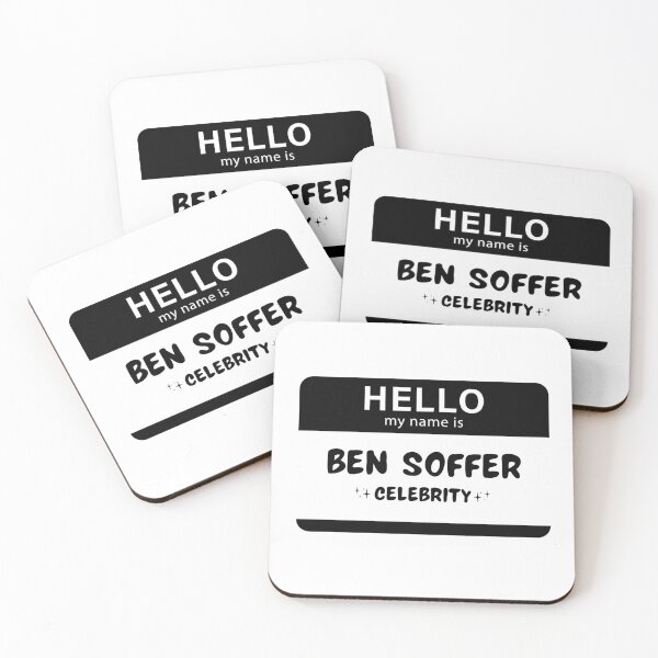 Item preview, Ben Soffer Celebrity Nametag designed and sold by beanydesigns.