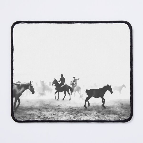 Item preview, Black and White Horses and Cowboys designed and sold by Craig Kauzmann.