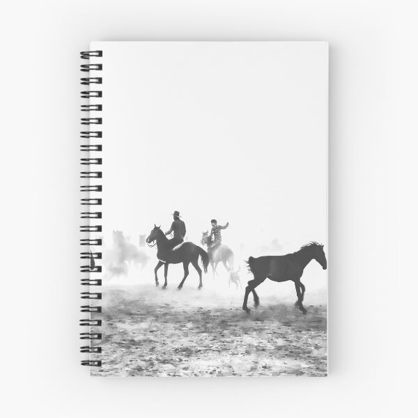 Item preview, Black and White Horses and Cowboys designed and sold by Craig Kauzmann.
