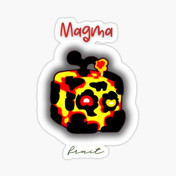 Vista previa del artículo con la obra «Magma fruta », diseñado y vendido por Game-Overr.