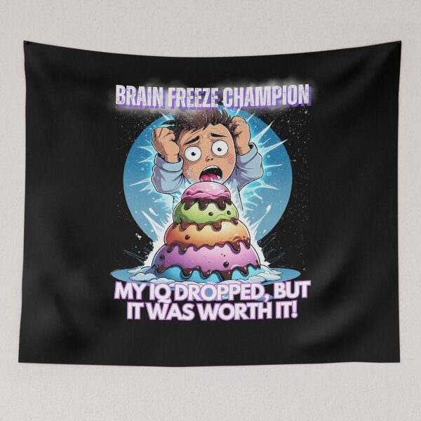 Item preview, Epic Food Challenges - Brain Freeze Champion My IQ dropped but it was worth it designed and sold by Designs-Labs.