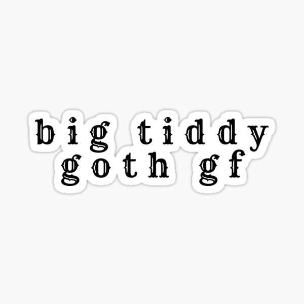 Artikel-Vorschau von Gothic-Freundin mit großen Titten, designt und verkauft von PrintsOnThings Co.