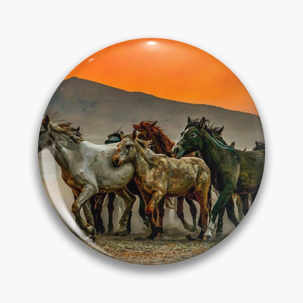 Item preview, Wild Horses on the run at sunset designed and sold by Craig Kauzmann.
