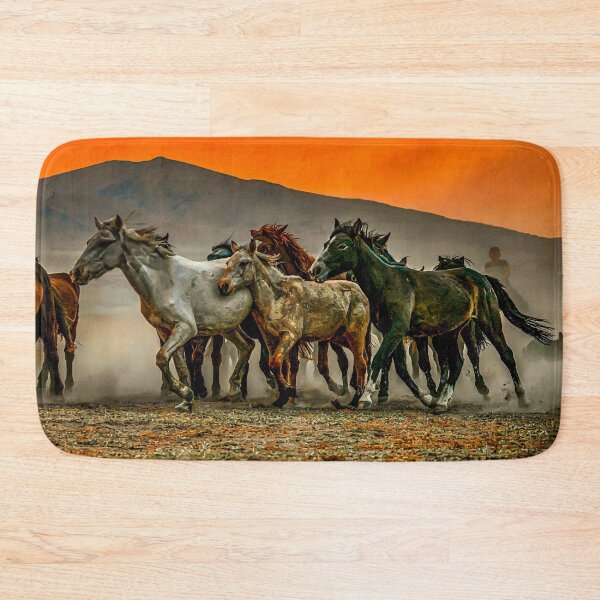 Item preview, Wild Horses on the run at sunset designed and sold by Craig Kauzmann.