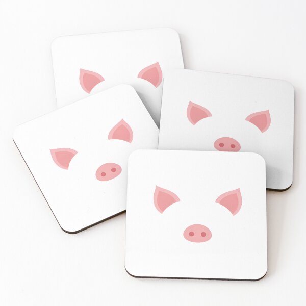 Item preview, Pig Ears and Nose - Minimalist and Adorable Design designed and sold by MarVan-Prints.