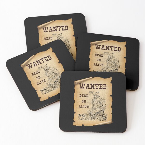 Item preview, Vintage Wild West Wanted Poster - Dead or Alive Cowboy designed and sold by Psycho-Crazy.