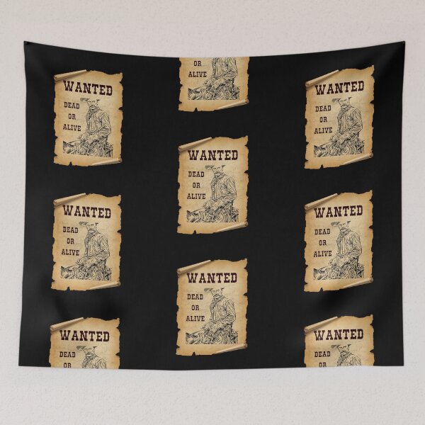 Item preview, Vintage Wild West Wanted Poster - Dead or Alive Cowboy designed and sold by Psycho-Crazy.