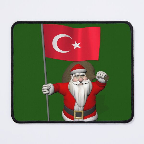 Item preview, Santa Claus With Flag Of Turkiye designed and sold by Mythos57.
