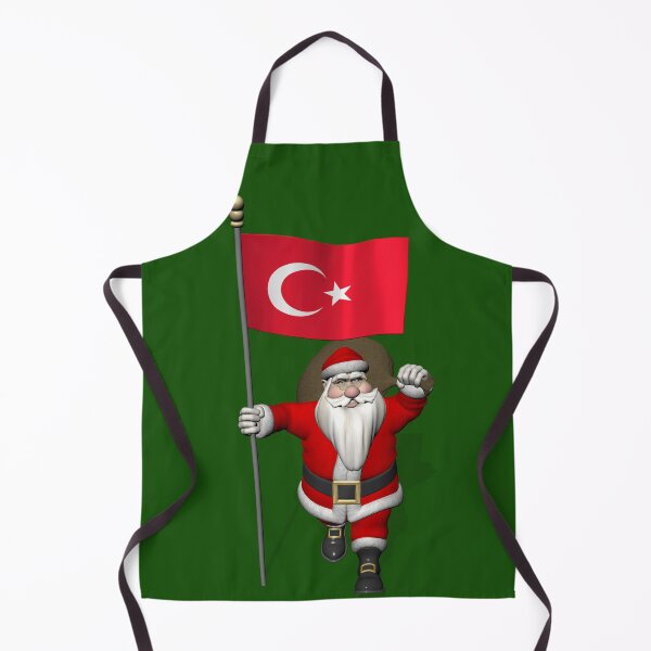 Artikelvorschau, Weihnachtsmann mit türkischer Flagge entworfen und verkauft von Mythos57.