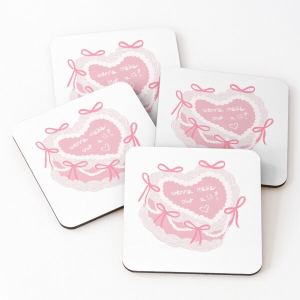 Item preview, wanna make out a lil ? heart shaped cake designed and sold by Wishcraft Co..