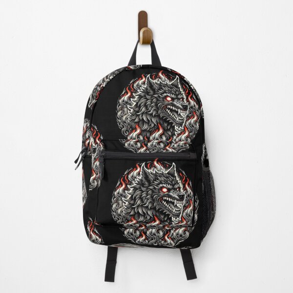 Item preview, Flaming Hellhound | Tattoo-Style Mythological Beast Design designed and sold by Nauert's.