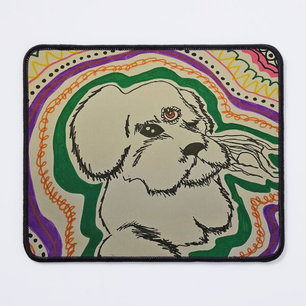 Item preview, Trippy 3 eyed dog designed and sold by Atomic-Trinkets.