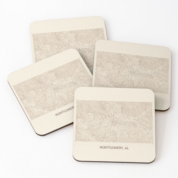 Item preview, MONTGOMERY, AL 100K Topographical Map Vintage designed and sold by PGHPhotoCo.