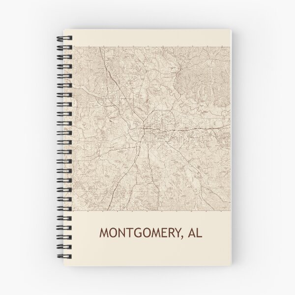 Item preview, MONTGOMERY, AL 100K Topographical Map Vintage designed and sold by PGHPhotoCo.