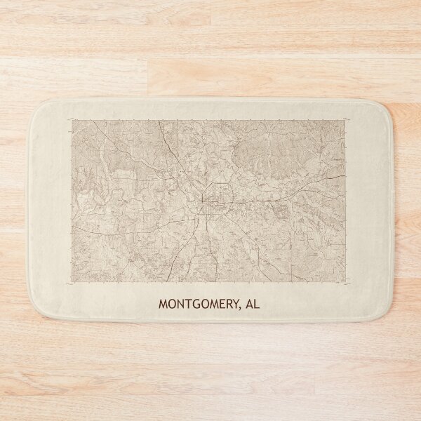 Item preview, MONTGOMERY, AL 100K Topographical Map Vintage designed and sold by PGHPhotoCo.