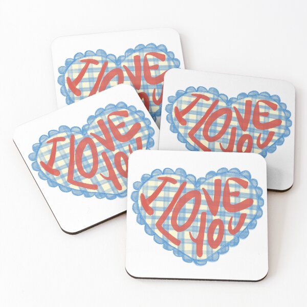 Item preview, I love you heart  designed and sold by Bees in a Jar.