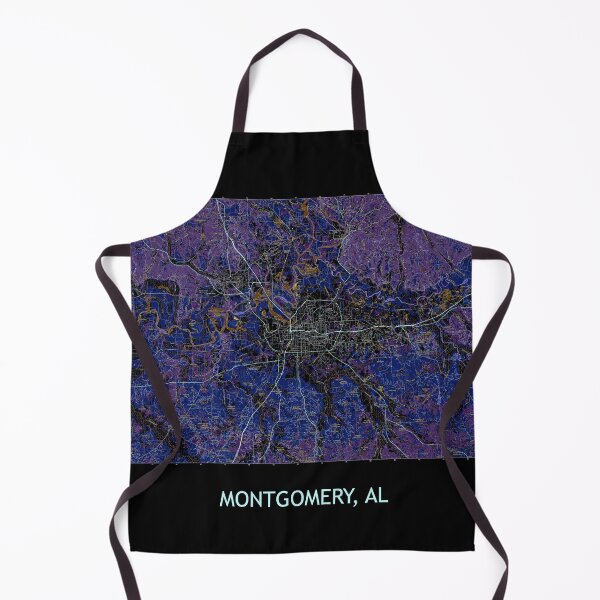 Item preview, MONTGOMERY, AL100K Topographical Map Dark designed and sold by PGHPhotoCo.