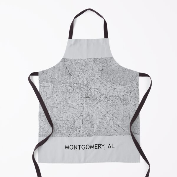 Item preview, MONTGOMERY, AL 100K Topographical Map Grey designed and sold by PGHPhotoCo.