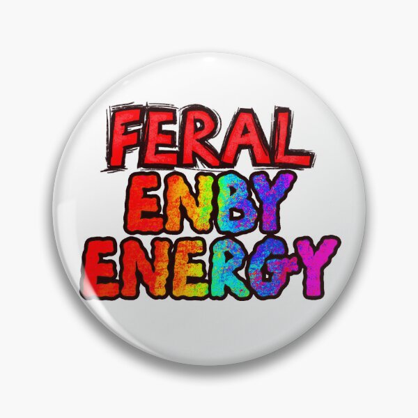 Item preview, Feral Enby Energy designed and sold by RivenHarlow.