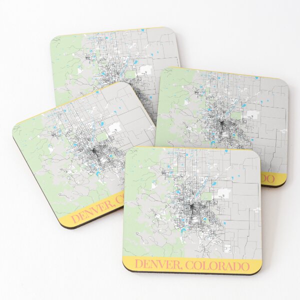 Item preview, Minimalist Map of Denver  designed and sold by design2xstudio.