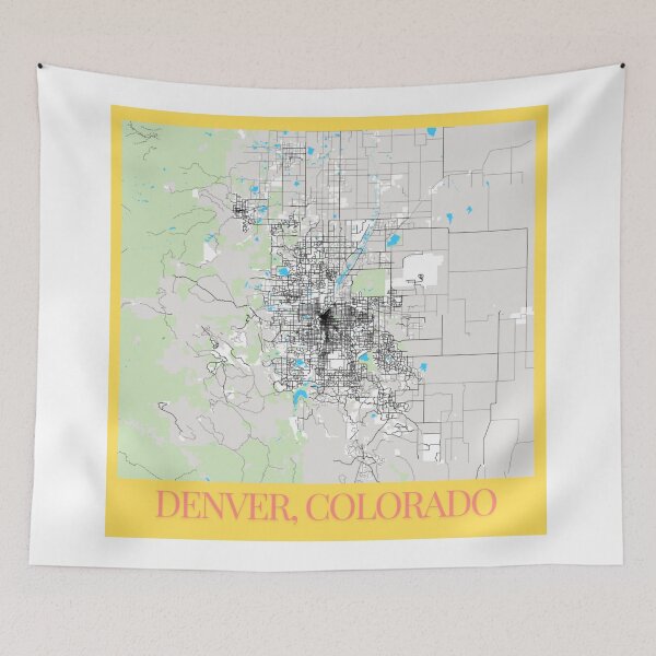 Item preview, Minimalist Map of Denver  designed and sold by design2xstudio.