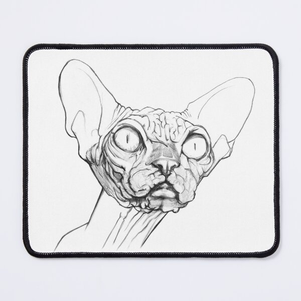 Item preview, Draw of funny sphynx cat  designed and sold by SphynxThings.