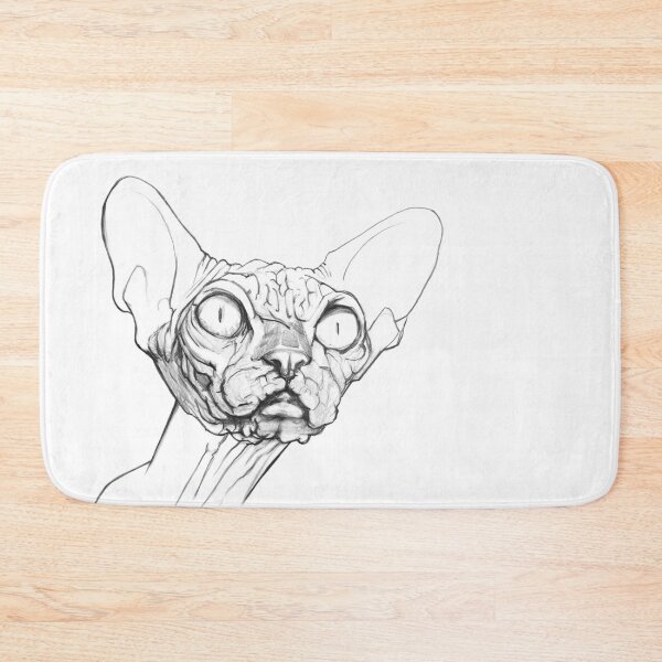 Item preview, Draw of funny sphynx cat  designed and sold by SphynxThings.