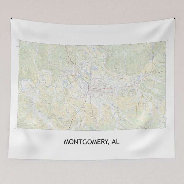 Item preview, MONTGOMERY, AL 100K Topographical Map Clean designed and sold by PGHPhotoCo.