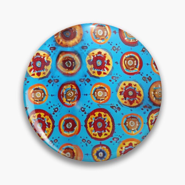 Item preview, Circular orange pattern designed and sold by roshana3.