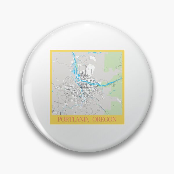 Item preview, Minimalist Map of Portland in Oregon designed and sold by design2xstudio.