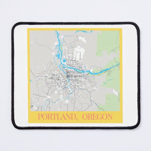 Item preview, Minimalist Map of Portland in Oregon designed and sold by design2xstudio.