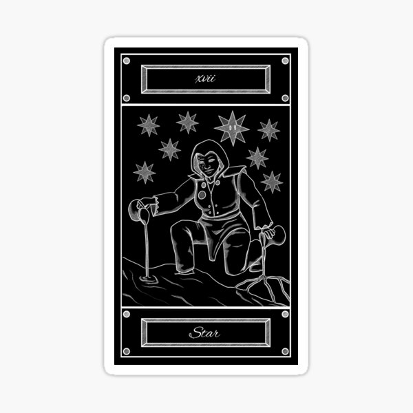Item preview, Tarot Card - Star designed and sold by StaticKlingShop.