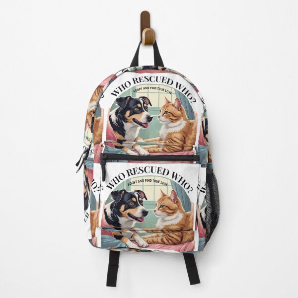 Item preview, Who Rescued Who? – Adopt and Find True Love | Pet Adoption T-Shirt & Gifts designed and sold by bannzy.