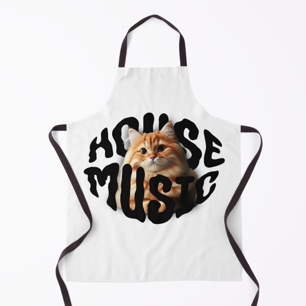 Item preview, HOUSE MUSIC - Font Cat Steez (Black) designed and sold by Discothreadz.