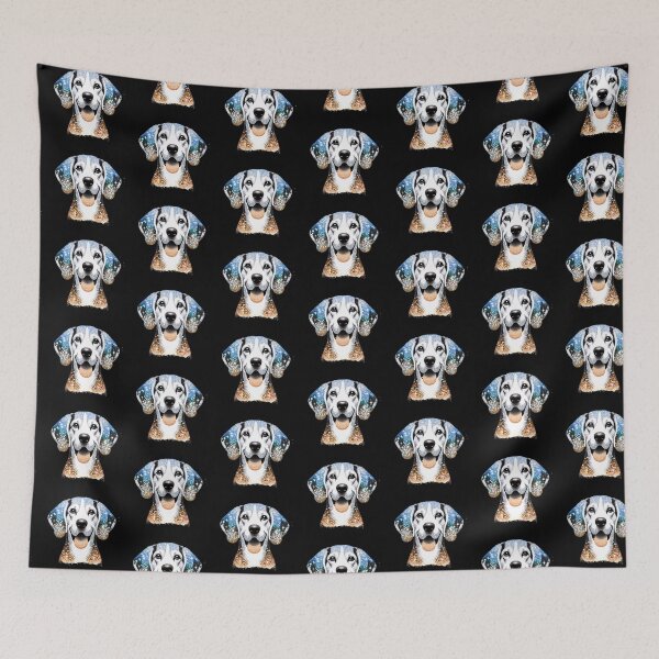 Item preview, Glitter Treeing Walker Coonhound Dog Face designed and sold by TheAnimalZ00.