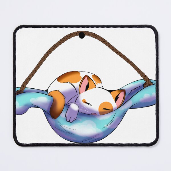 Item preview, Cookie cutter art kitty in a hammock designed and sold by Kitsunefire7.